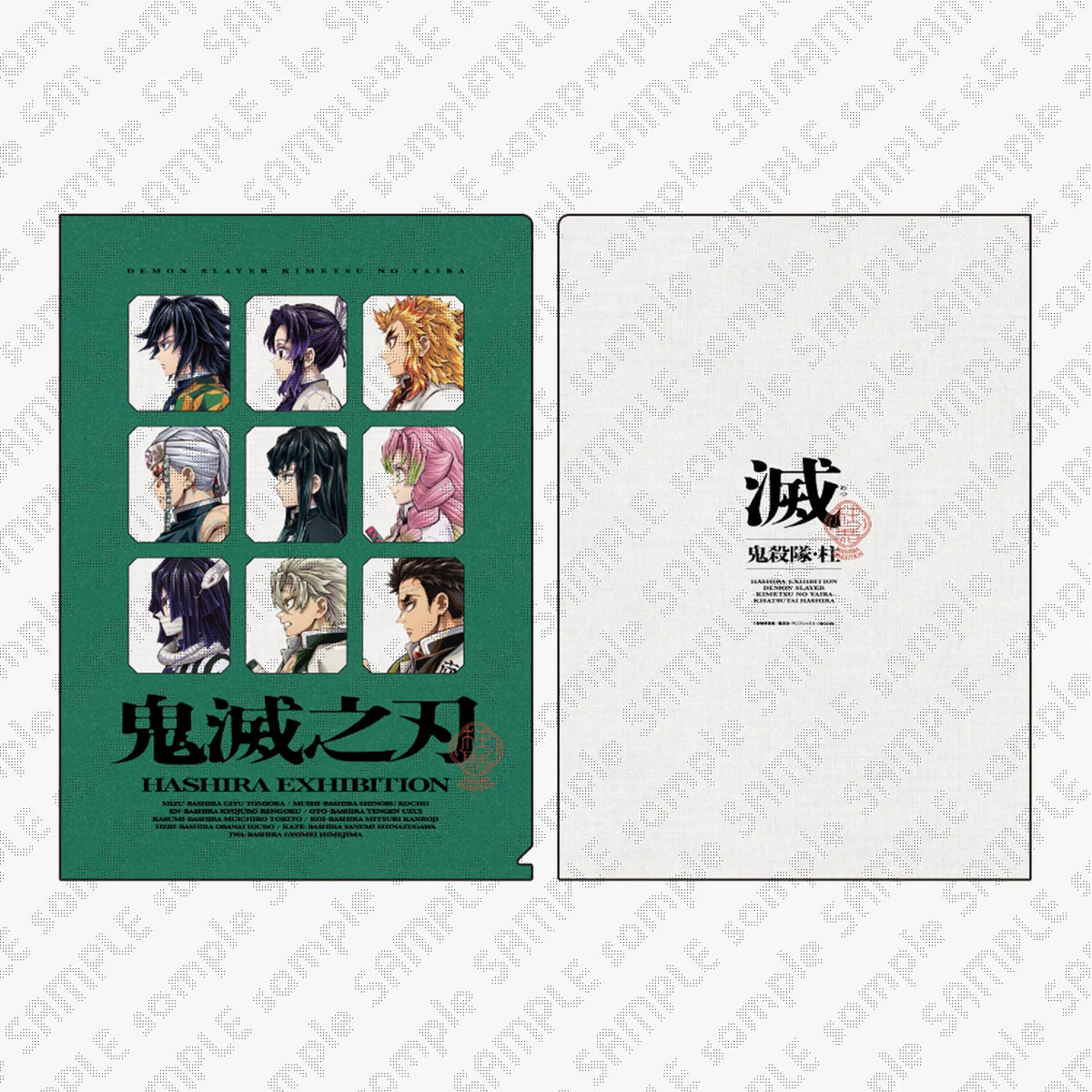 Side View Visual A4 Clear File Folder(10 Type), Demon Slayer -Kimetsu